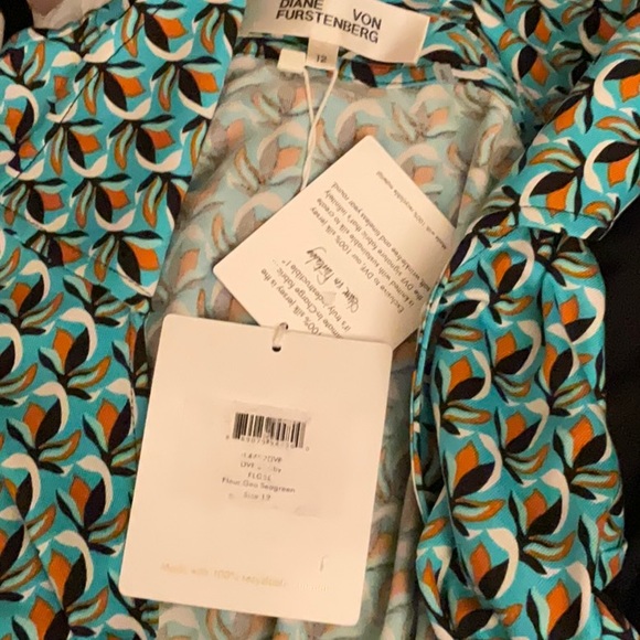 Shelby printed WAIST TIE SILK JUMPSUIT DIANE VON FURSTENBERG - Picture 5 of 12